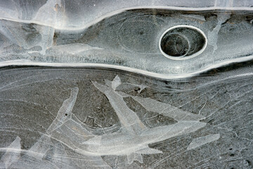 close up of ice