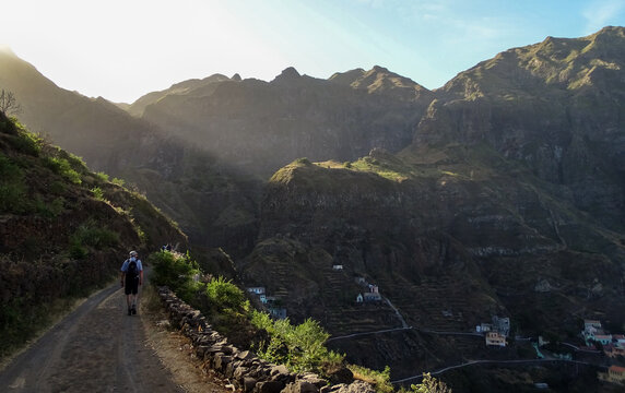 Cape Verde, Santo Antao island, Africa, walking tours, solo, one person.