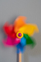 drehendes Windrad