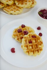 waffles with berries