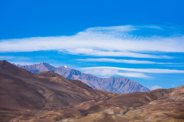 Fototapeta na wymiar Mountain view from Muktinath. Himalaya mountains, Nepal