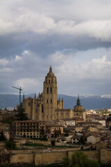 Fototapeta na wymiar Segovia Cathedral, Spain