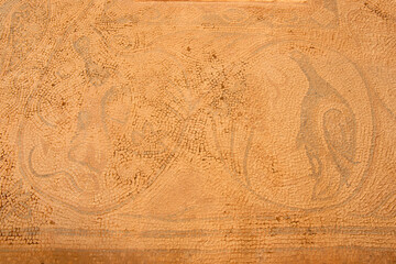 Basílica del Fornàs de Torelló,mosaicos, siglo V-VI . Maó.Menorca.Balearic islands.Spain.