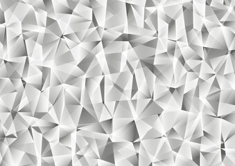 Three-dimensional crystalline polygon background, abstract background image, digital illustration, 3D illustration