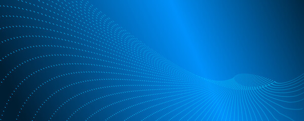 Dot lines, technology digital template with shadows and lights on gradient background. Trendy simple fluid color gradient abstract background with dynamic straight shadow lines effect