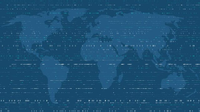Lock Icon. Cyber Security of Digital Data Network Protection. High-speed connection data analysis. Technology data binary code network conveying connectivity background concept.