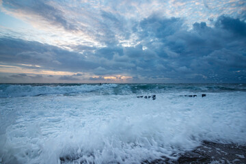 Strand Niederlande Zeeland bei Strum