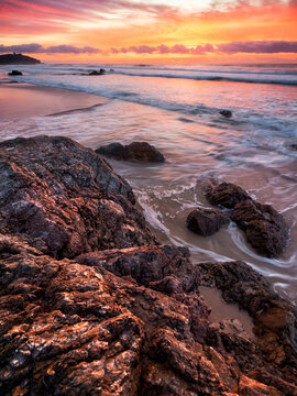 From The Rocks At Lighthouse Beach In Port Macquarie On NSW Mid North Coast