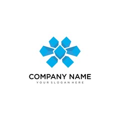 Fototapeta premium Abstrack Logo Vector, modern , template, design. Simple vektor logo abstrack white background