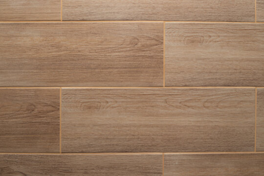 Tile on the wall with light wood texture. Natural background for text, template