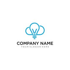 Light Bulb, Innovation & Idea Logo. Symbol & Icon Vector Template.