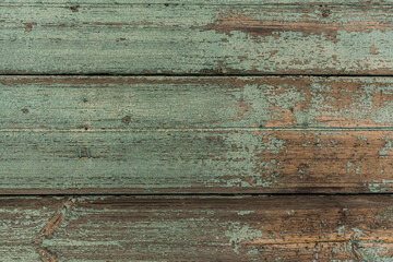 painted green mint color old wood texture, ancient background, vintage tree wall, cracked floor...