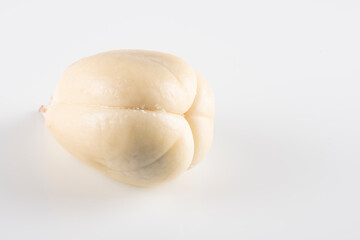 Salak or snake fruit isolated on white background.