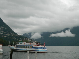 boat on the lake