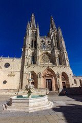 Obraz premium View of the cathedral of Burgos (Spain)