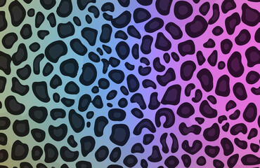 Pink and black leopard skin fur print pattern. Great for classic animal product design, fabric, wallpaper, backgrounds, invitations, packaging design projects. Surface pattern design.