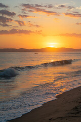 Obraz premium sunset on the beach