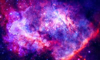 Fototapeta na wymiar Princess Nebula - Elements of this Image Furnished by NASA