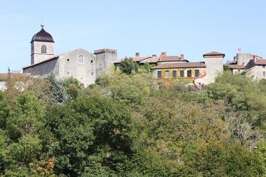 Medieval village of Perouges in France