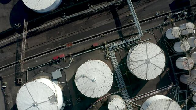 Large Fuel Depot in Northwest Portland Industrial Area along the Willamette River	
