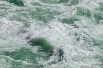 Fototapeta na wymiar Turbulent River Water