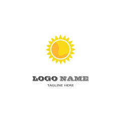 Sun Vector illustration Icon Logo Template design