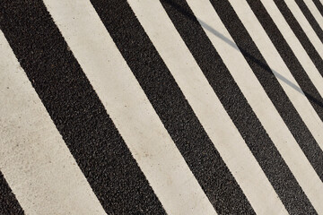 Fototapeta premium Close up of pedestrian crossing