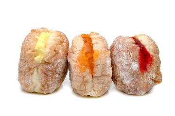 Polish donut isolated on white background