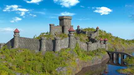 Fototapeta na wymiar 石の城
