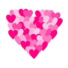 heart of pink hearts, heart of hearts, valentine graphics resources