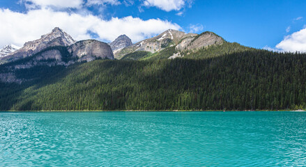 lake Louise in the mountains