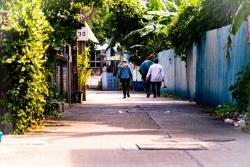 Fototapeta na wymiar Street Walking Thailand