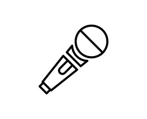 Microphone line icon