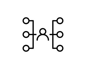 Network line icon