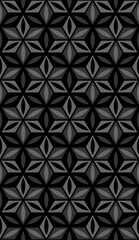 Flower of life seamless pattern of sacred geometry - 404722738