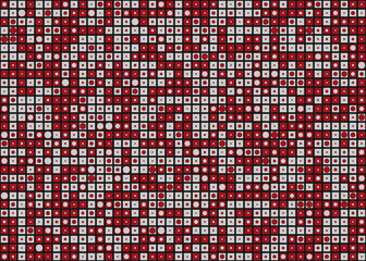 Abstract Geometric Pattern generative computational art illustration