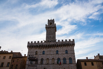 イタリア　モンテプルチャーノの塔　Comune di Montepulciano