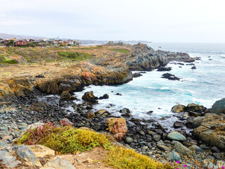 Colorful Chilean Beach