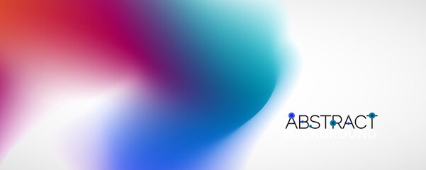 Fluid color gradient abstract background, trendy colorful wallpaper. Vector illustration for placards, brochures, posters, banners and covers