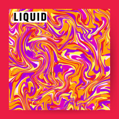 Colorful Liquid Marble Texture background
