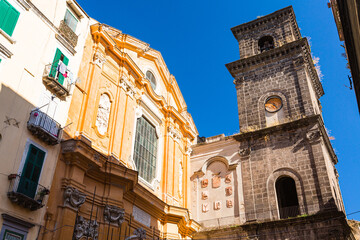 イタリア　ナポリのサン・ロレンツォ・マッジョーレ聖堂
