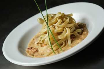 Pasta en chipotle