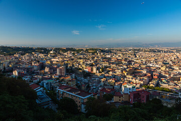 イタリア　ナポリのサンテルモ城からの景色
