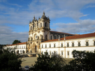 Obraz premium The Alcobaça Monastery (Mosteiro de Alcobaça) in Alcobaça, PORTUGAL