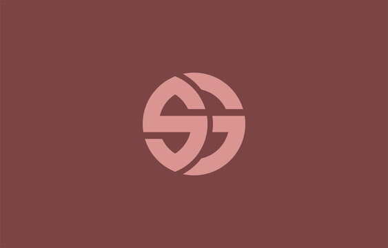 joined letter SG logo design