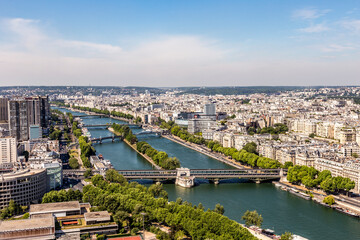 Obraz premium skyline of Paris from Eiffel tower