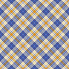 Plaid seamless pattern. Vector background of textile ornament. F