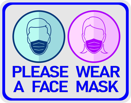 Logo wear mask