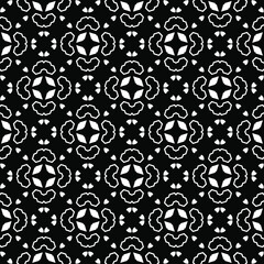 Black and white texture. Abstract seamless geometric pattern.

