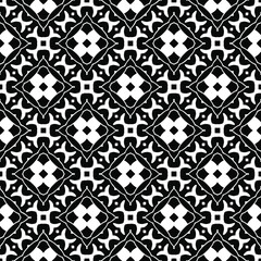 Black and white texture. Abstract seamless geometric pattern.
